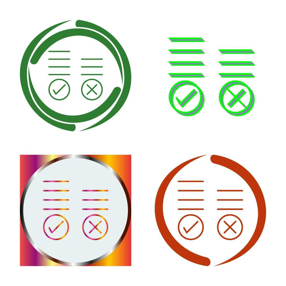 Voting Result Vector Icon