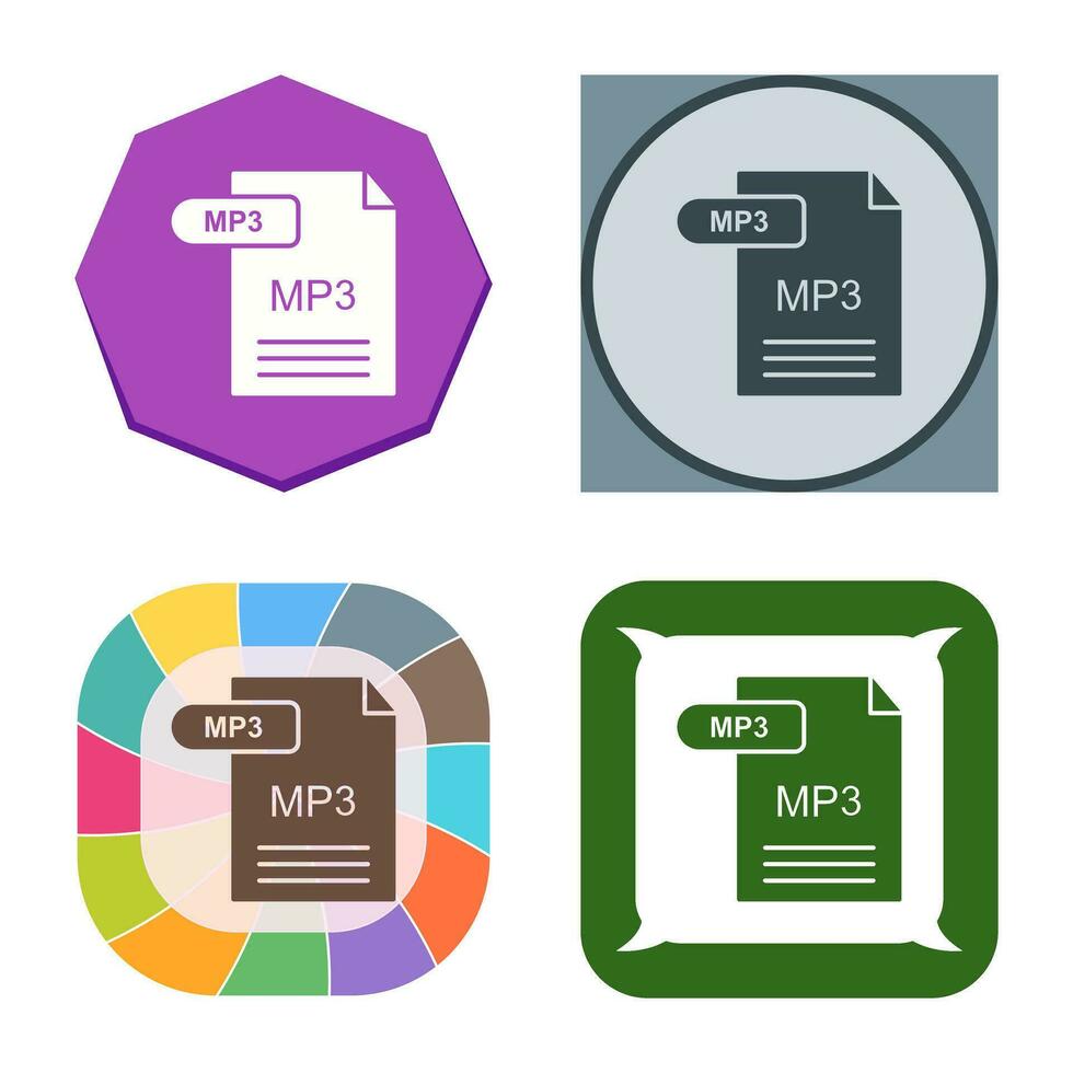 MP3 Vector Icon