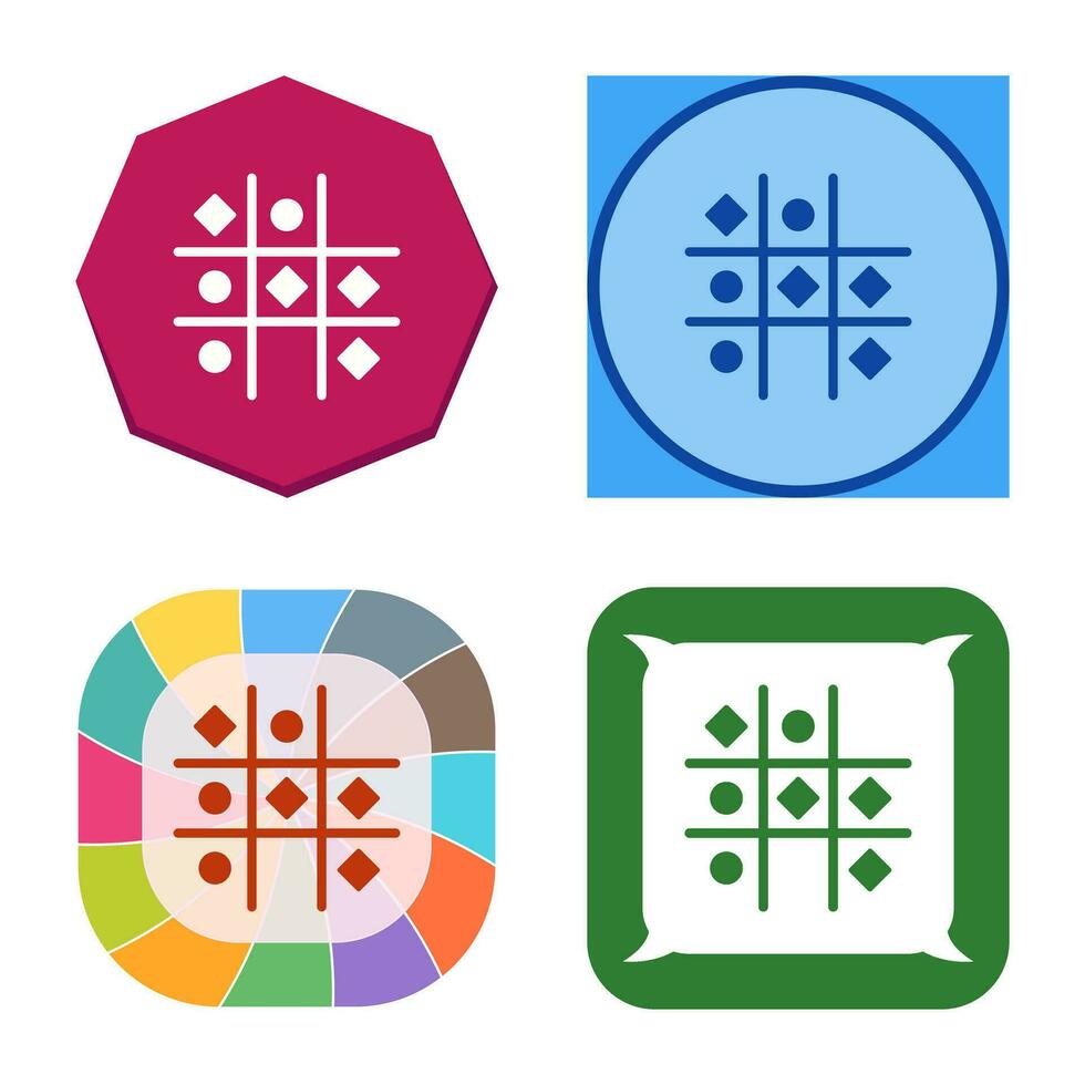 Tic Tac Toe Vector Icon