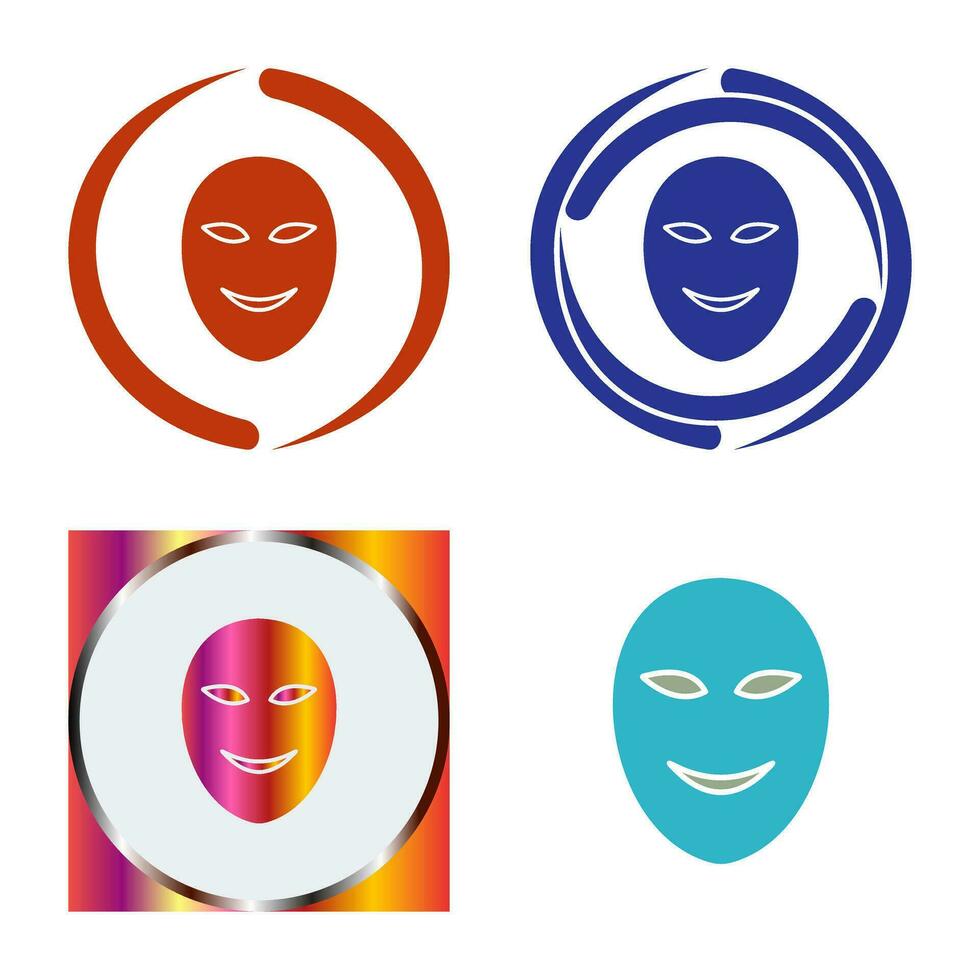 Ancient Face Mask Vector Icon