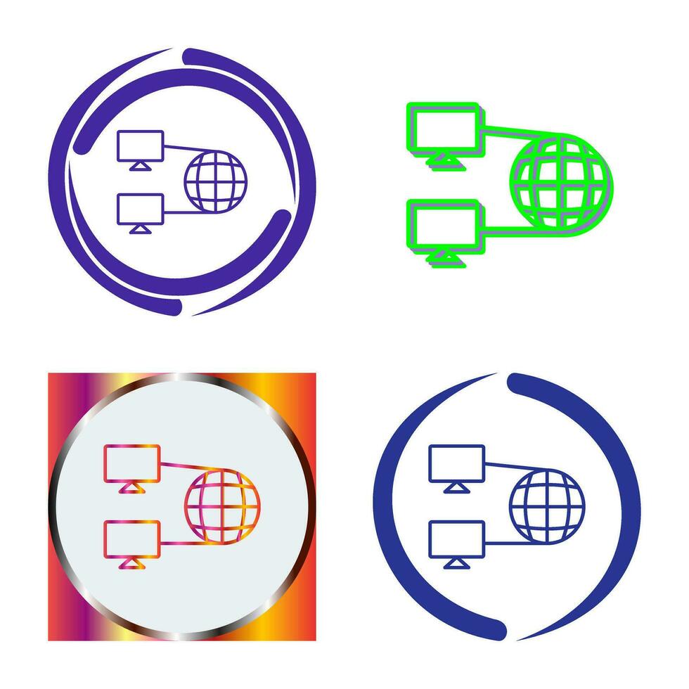 Internet Connectivity Vector Icon