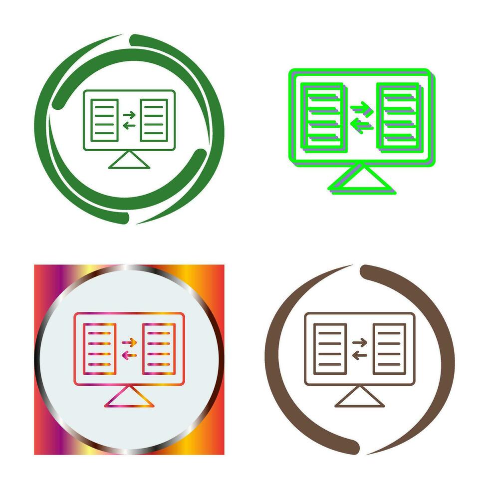File Sharing Vector Icon