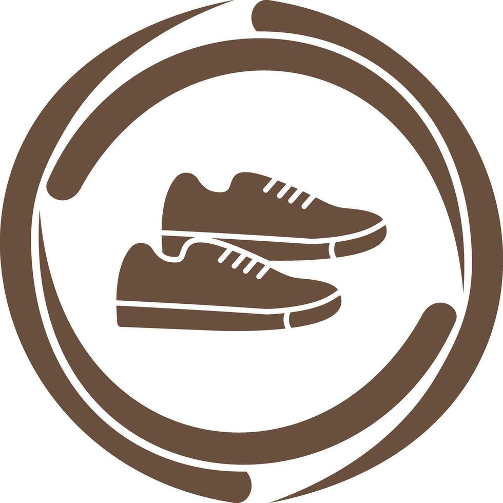 icono de vector de zapatillas