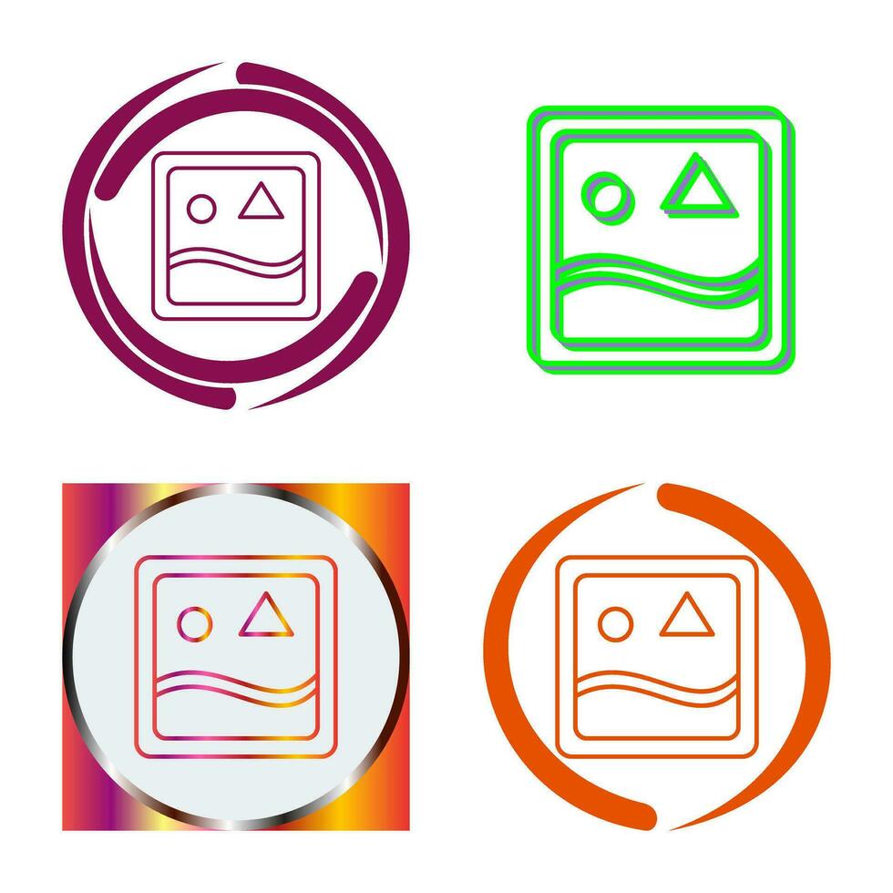 Unique Images Vector Icon