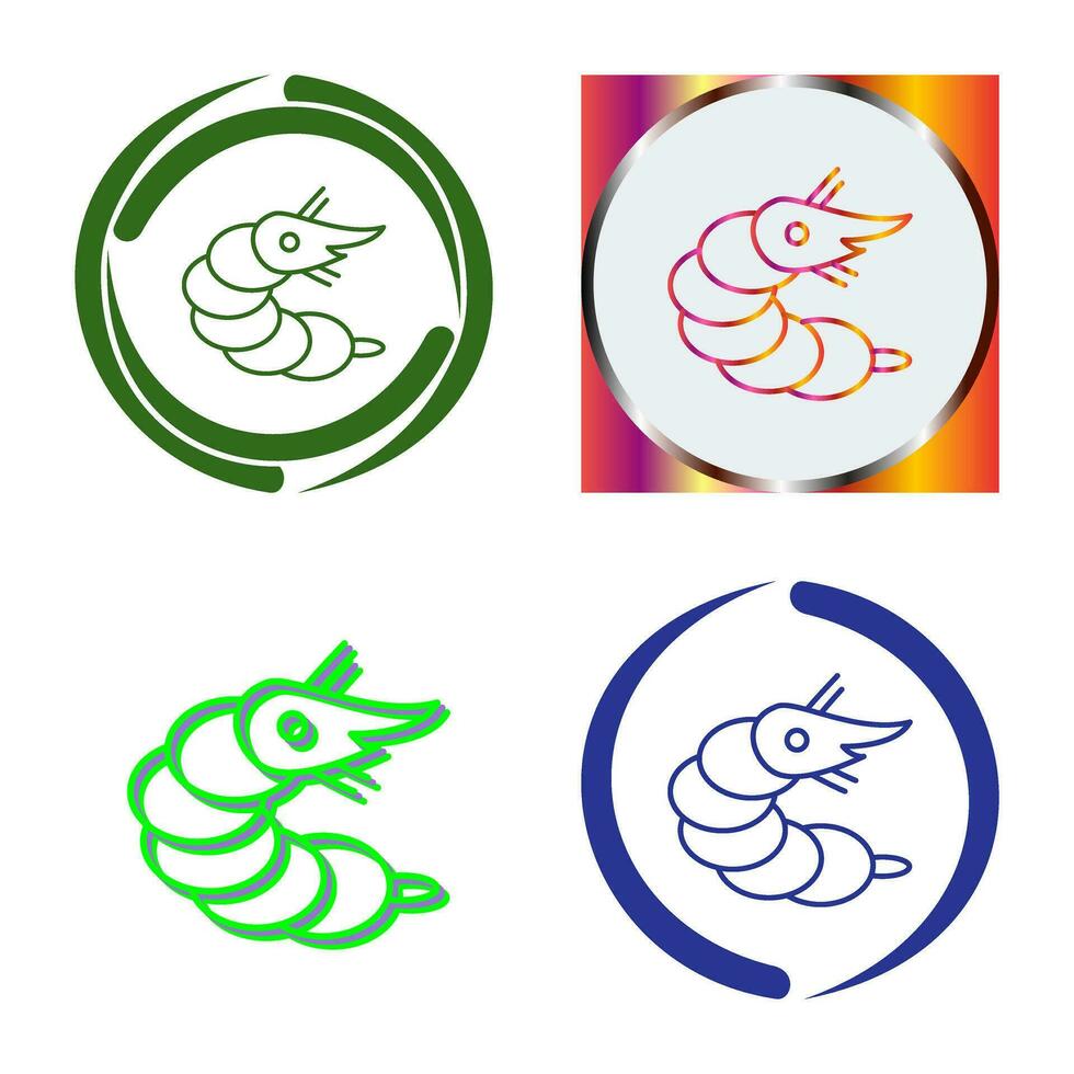 Shrimp Vector Icon