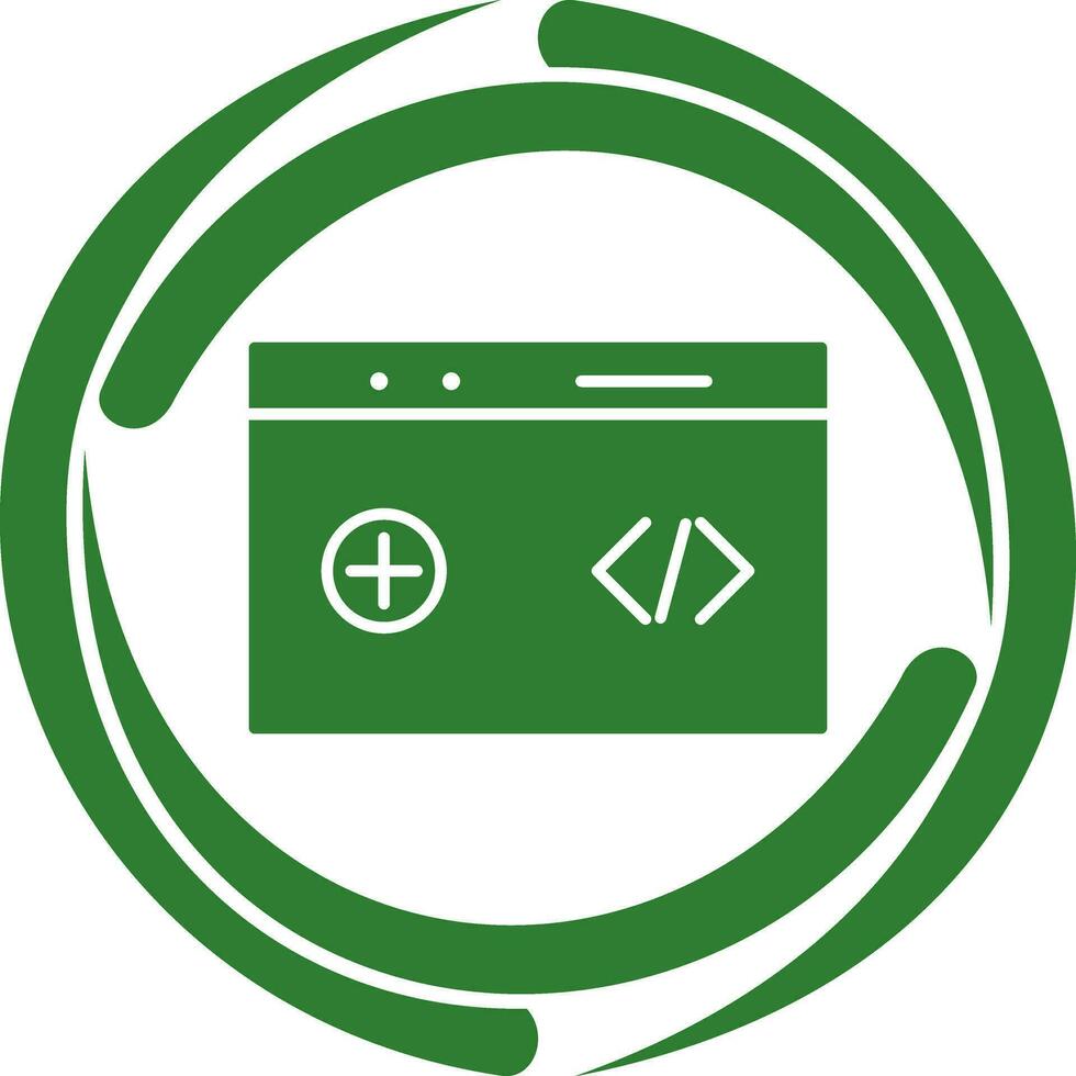 Unique Clean Code Vector Icon
