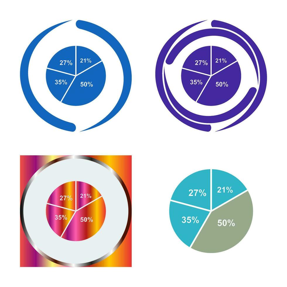 Pie Chart Vector Icon