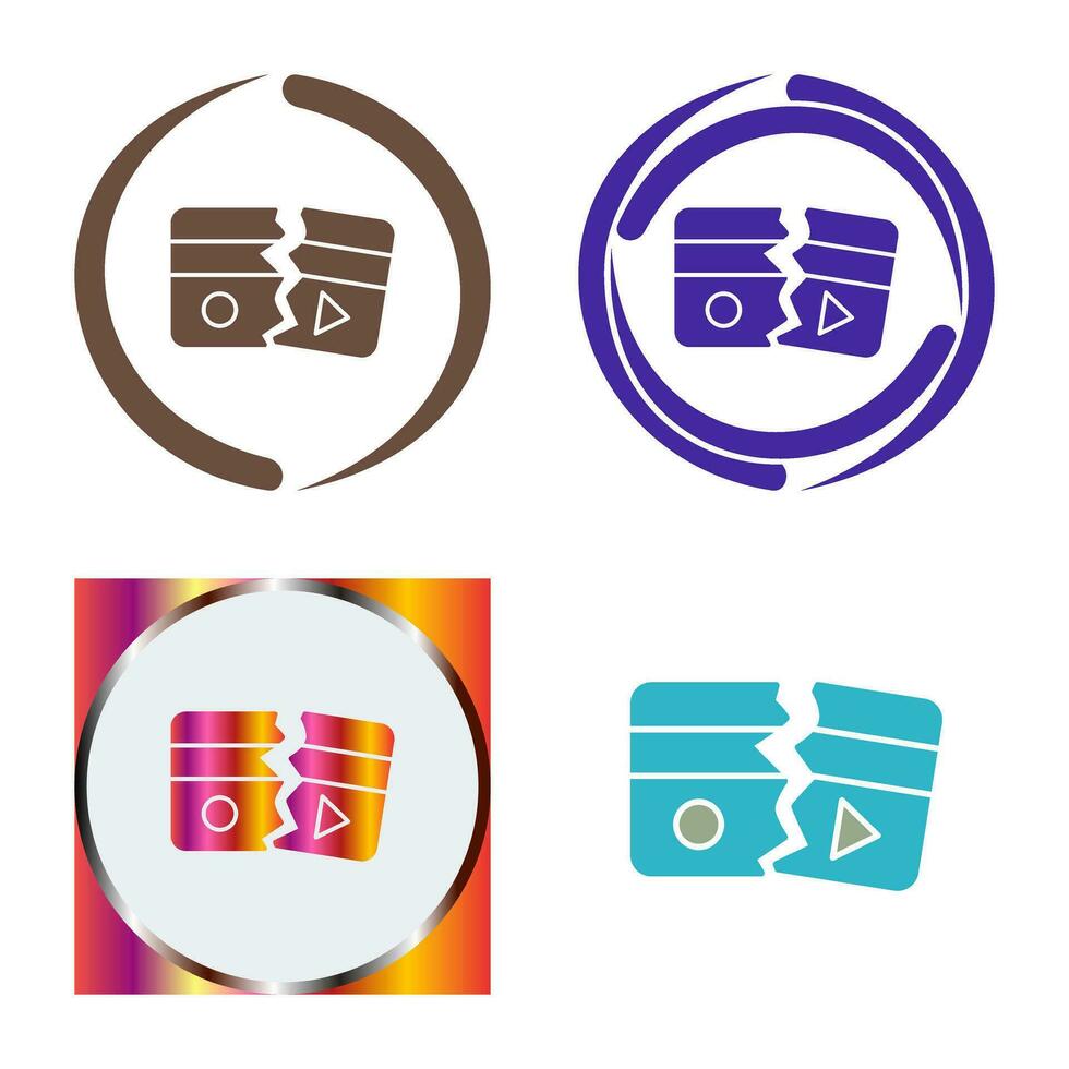 Broken Vector Icon