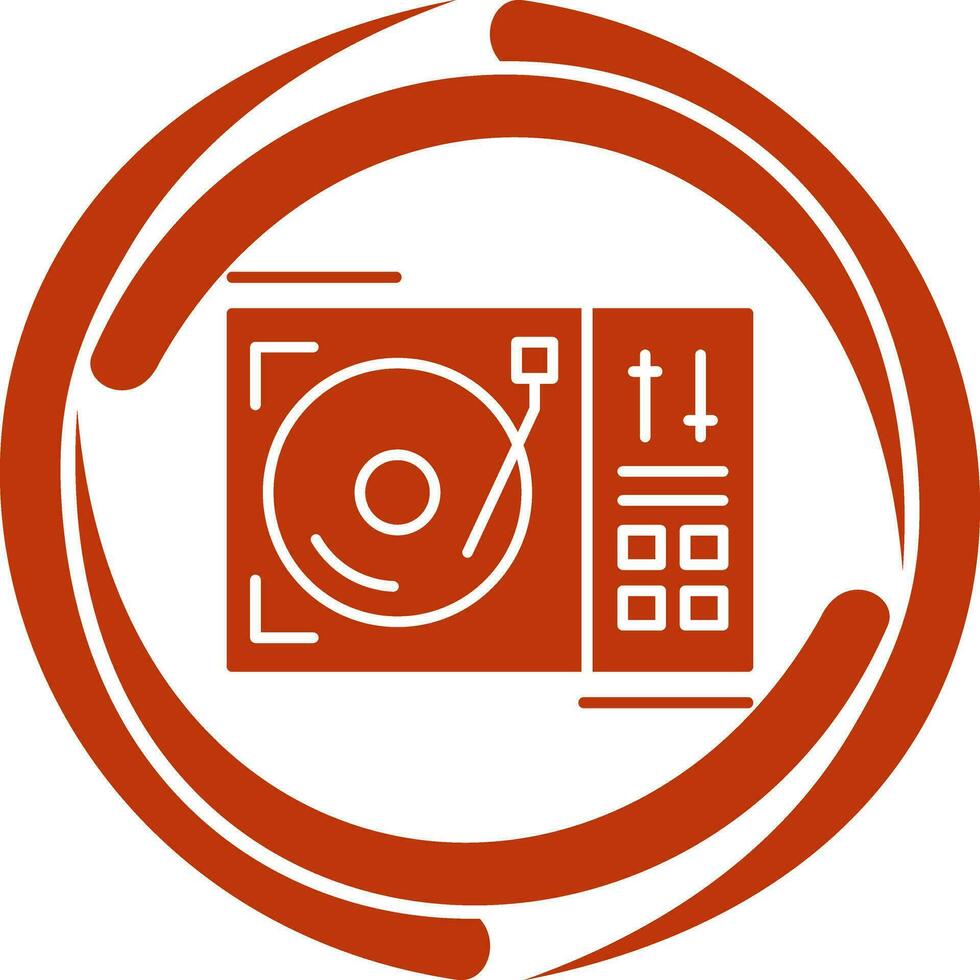Turntable Vector Icon