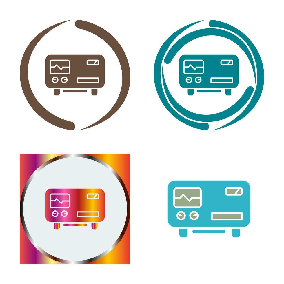 Oscillscope Vector Icon