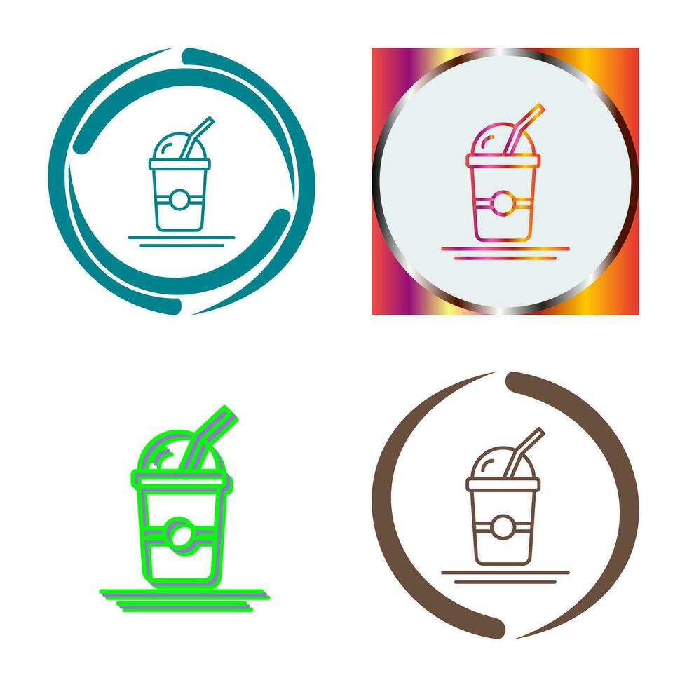 icono de vector frappé