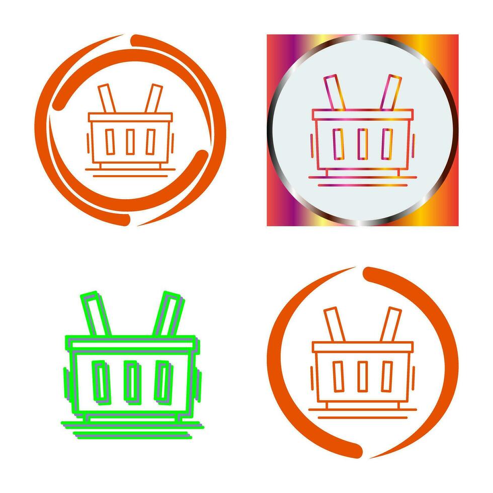 Shopping Basket Vector Icon