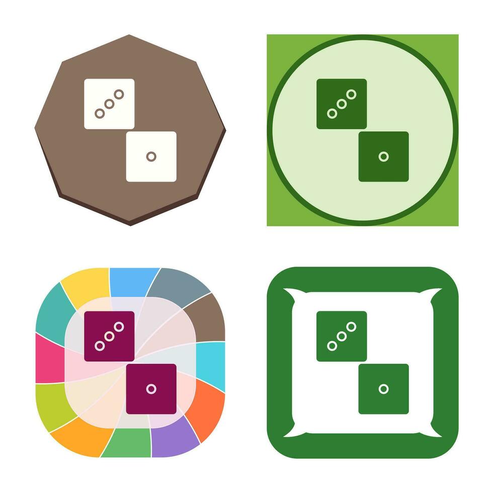 Unique Dice Vector Icon