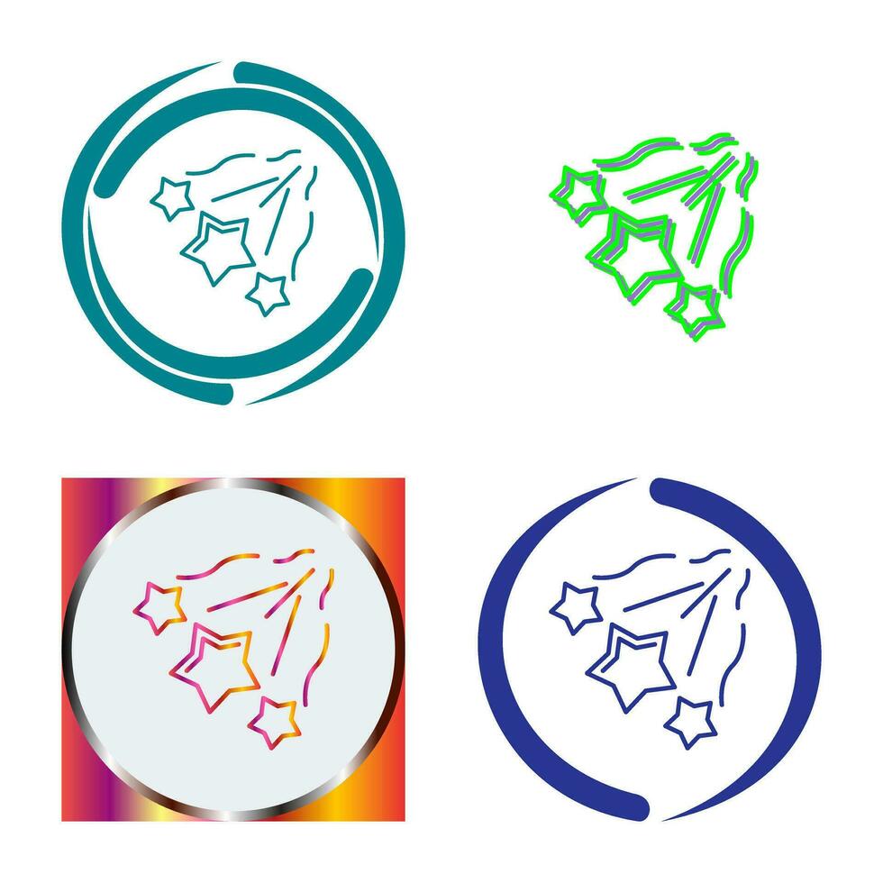 Falling Stars Vector Icon