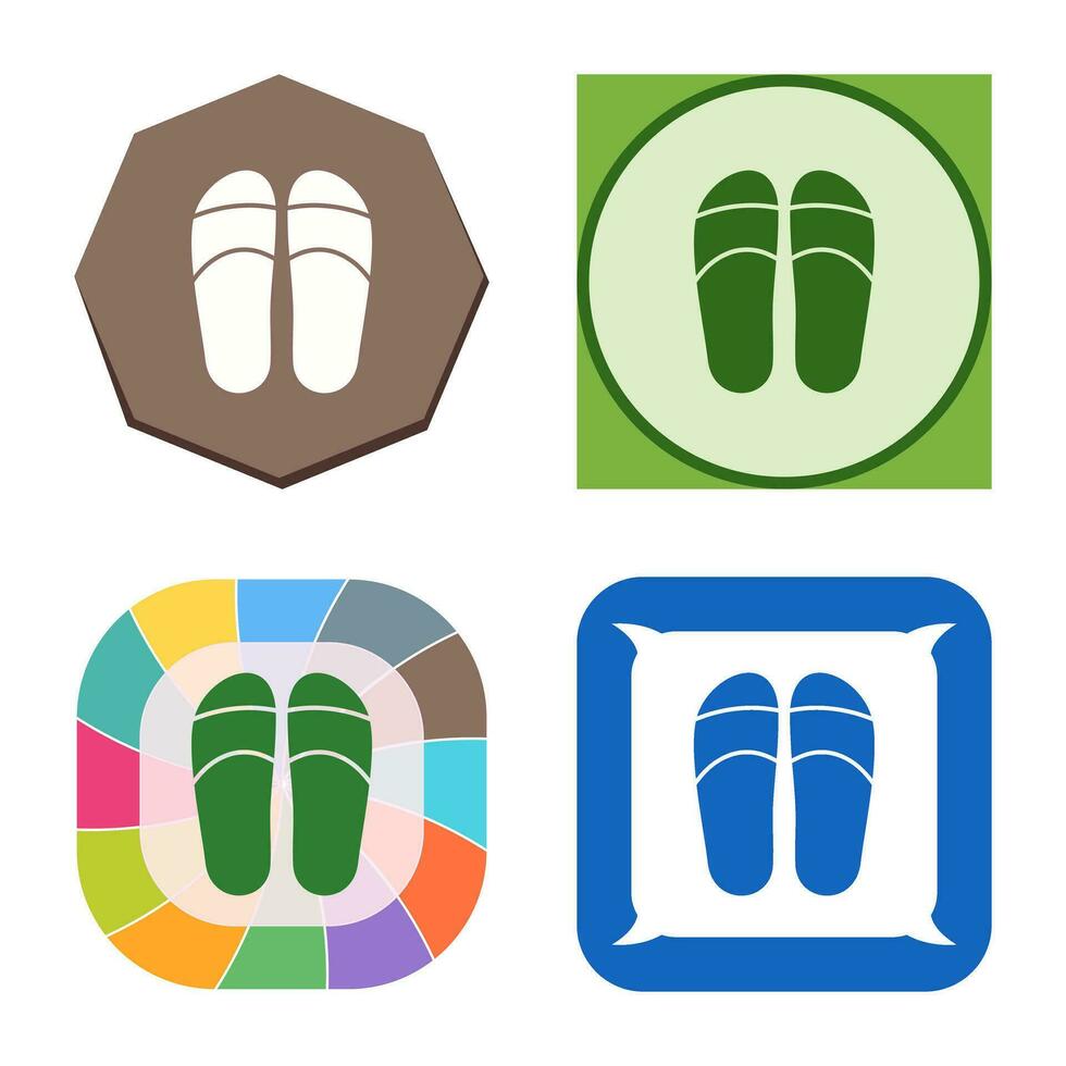 Slippers Vector Icon