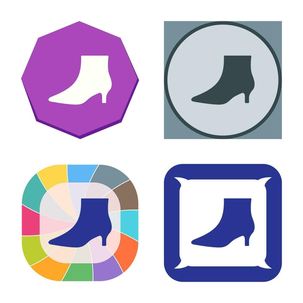 Boots with Heels Vector Icon