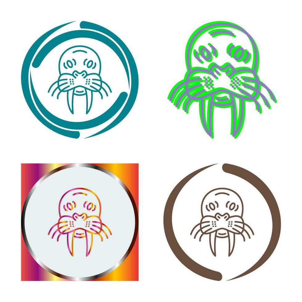 Walrus Vector Icon