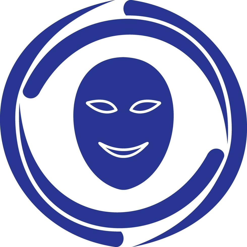 Ancient Face Mask Vector Icon