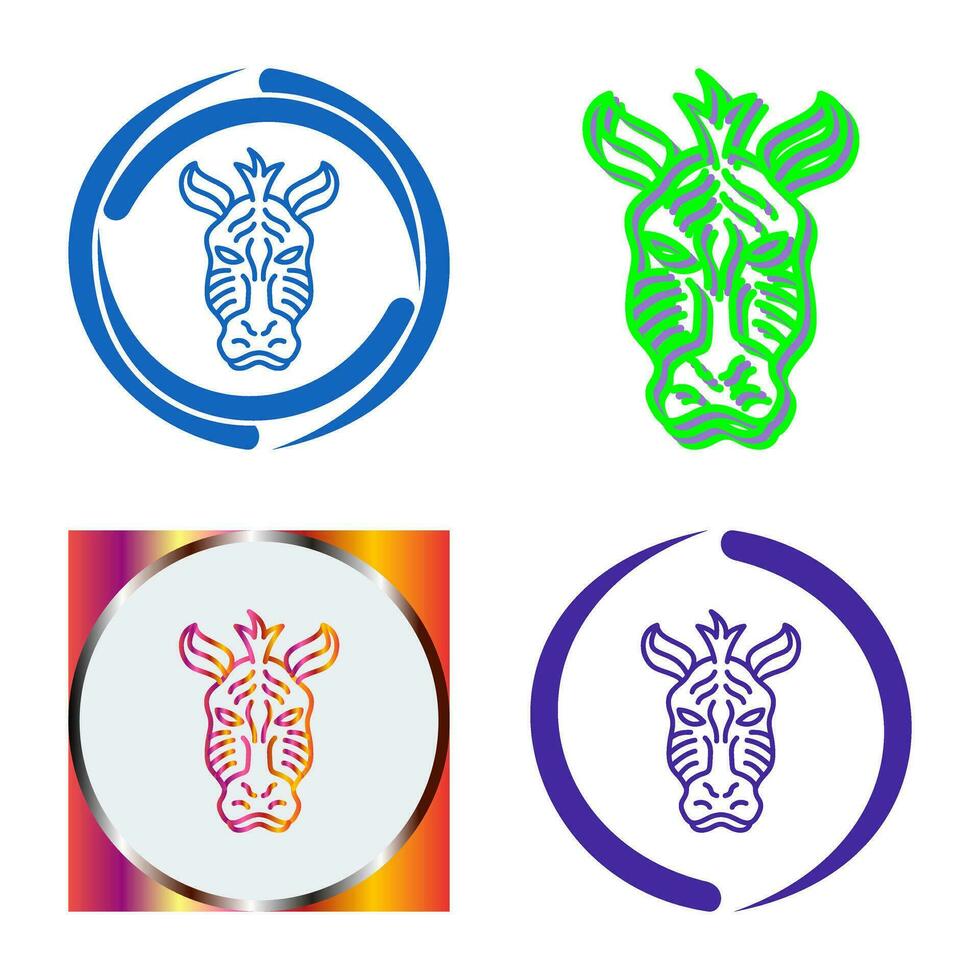 Zebra Vector Icon