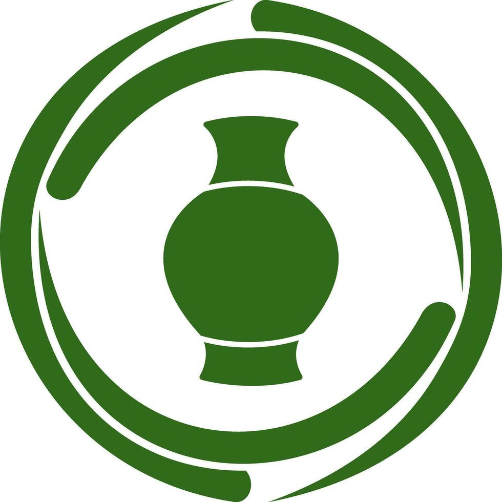 Antique Jar Vector Icon