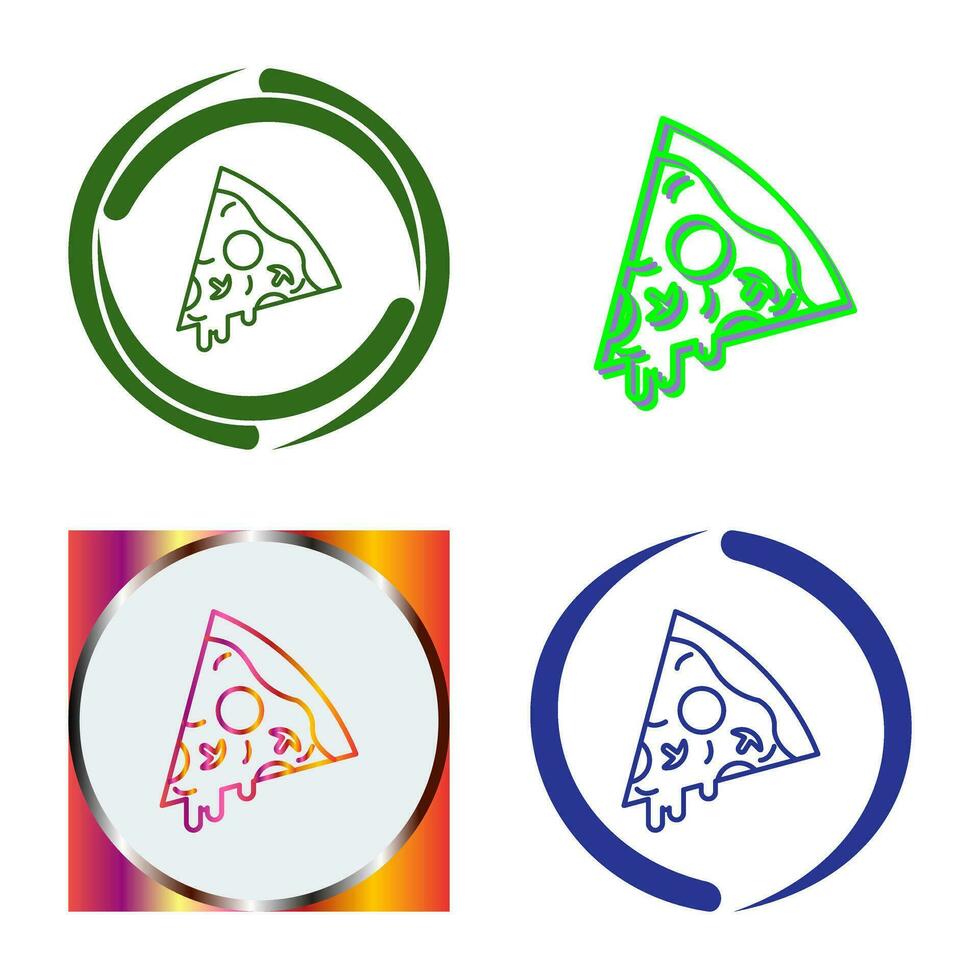 icono de vector de pizza