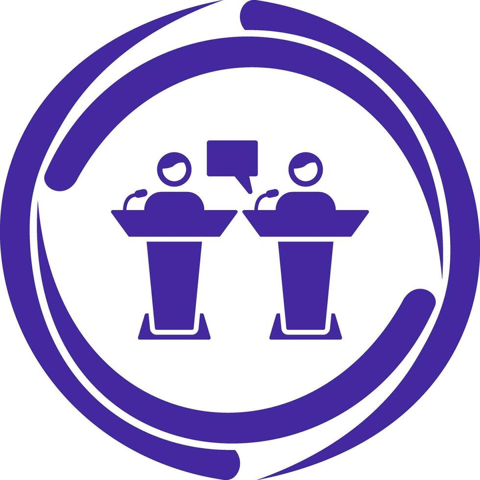 Debate Vector Icon
