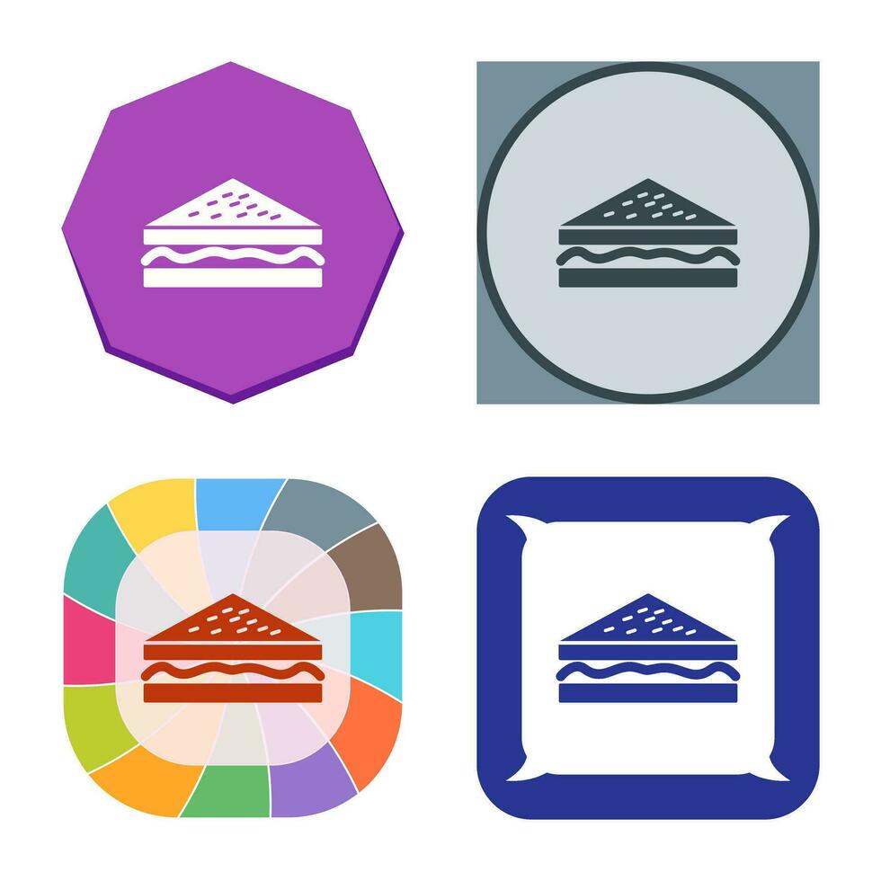 Unique Sandwich Vector Icon