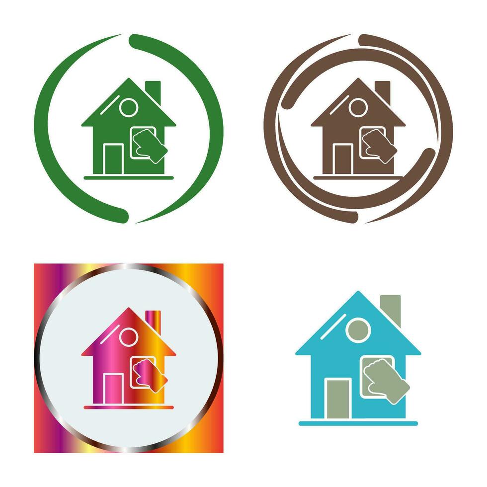 House Cleaning Vector Icon