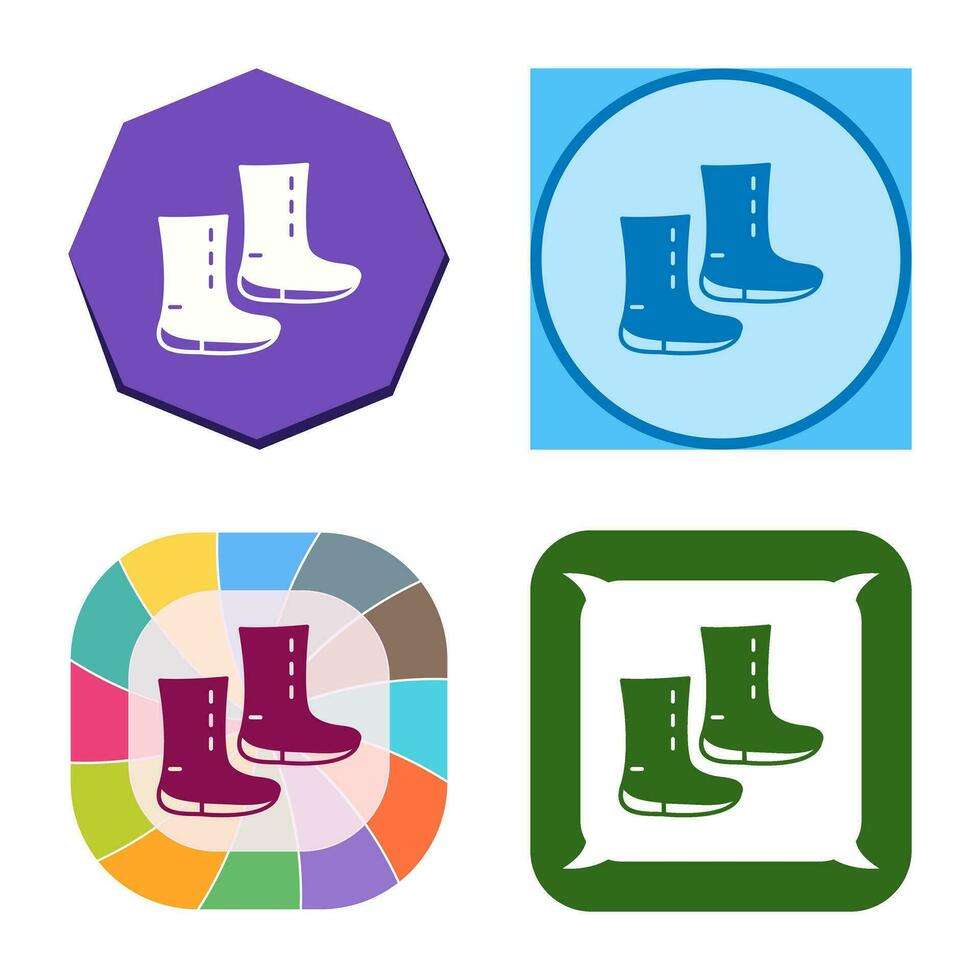 Unique Boots Vector Icon