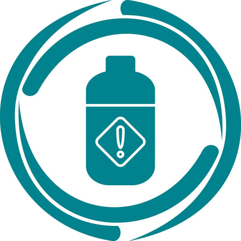 Pesticide Bottle Vector Icon