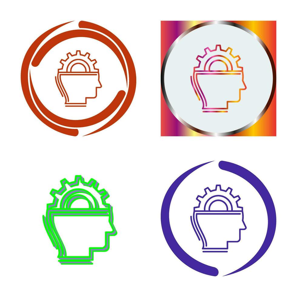 Machine Learning Vector Icon