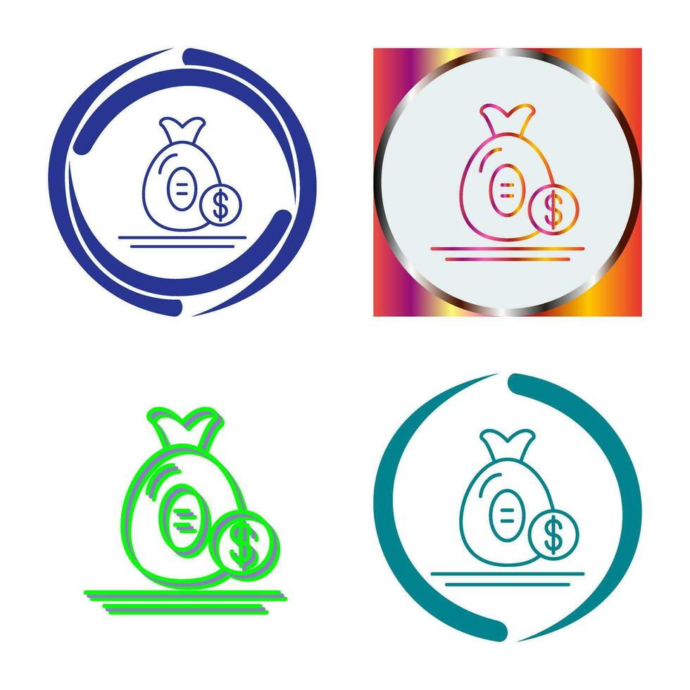 Money Bag Vector Icon