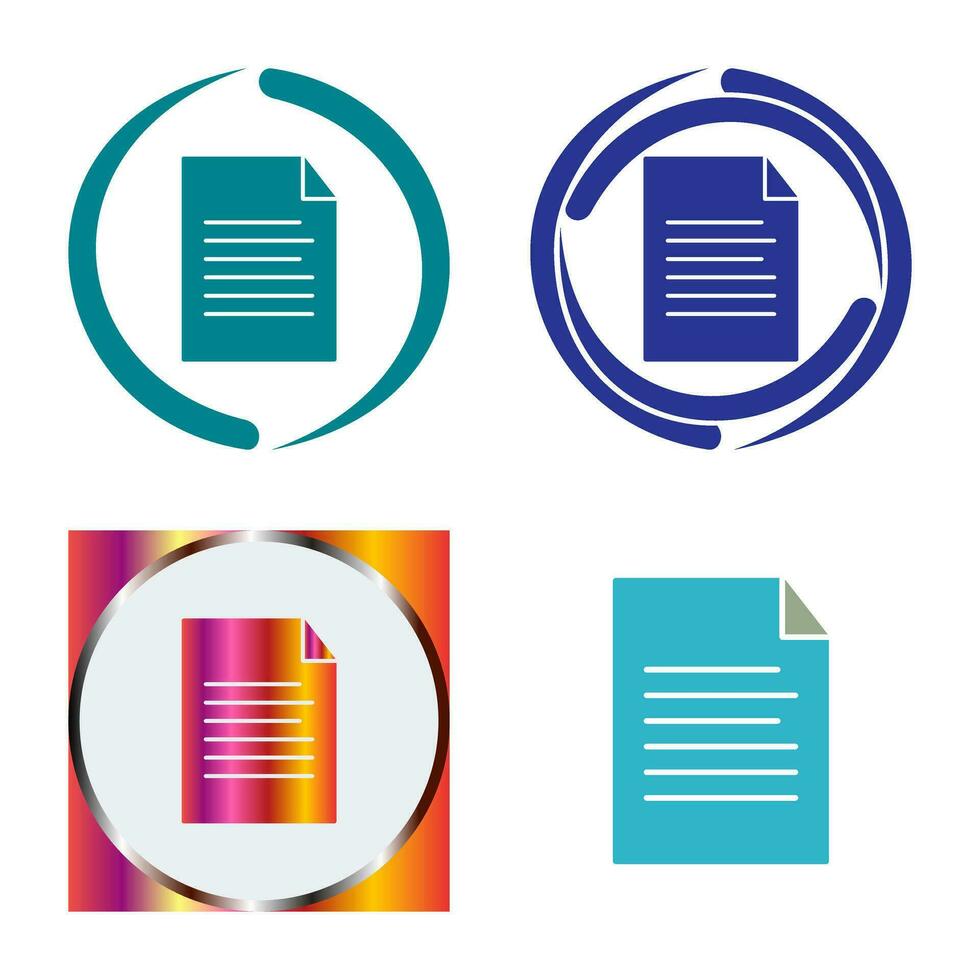 Sheet Vector Icon