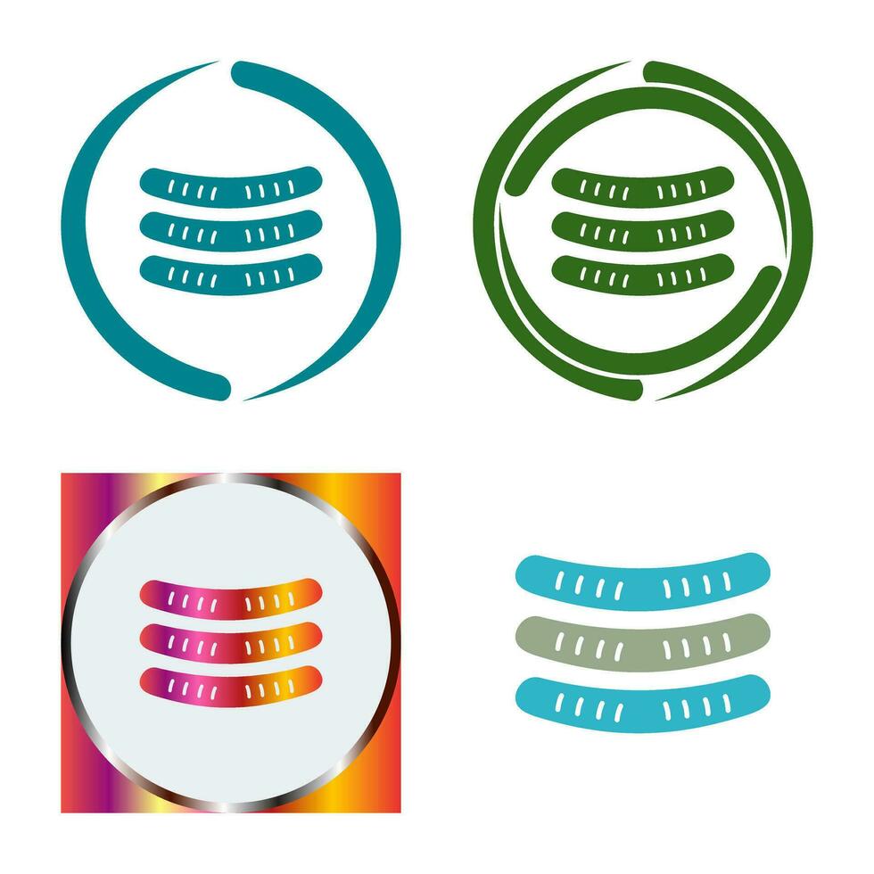 Sausages Vector Icon