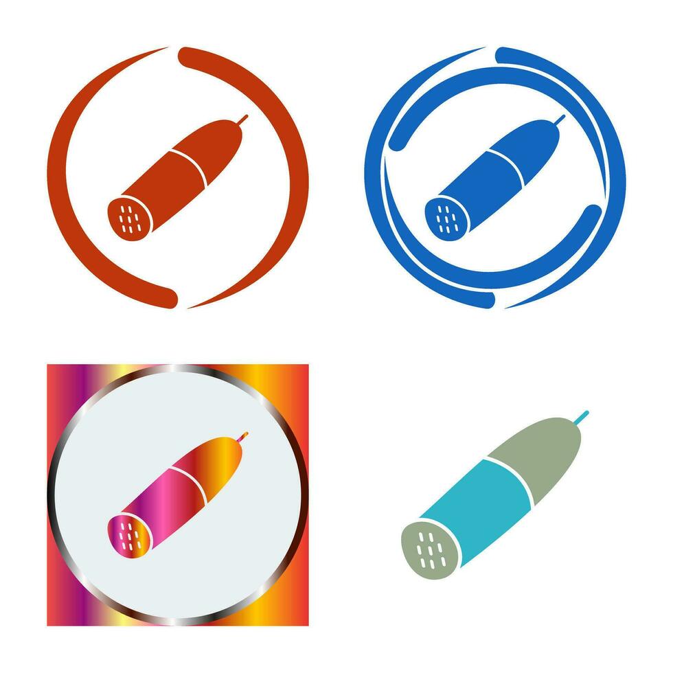 Salami Vector Icon