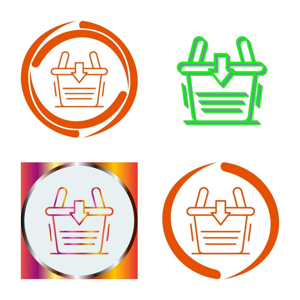 Add To Basket Vector Icon