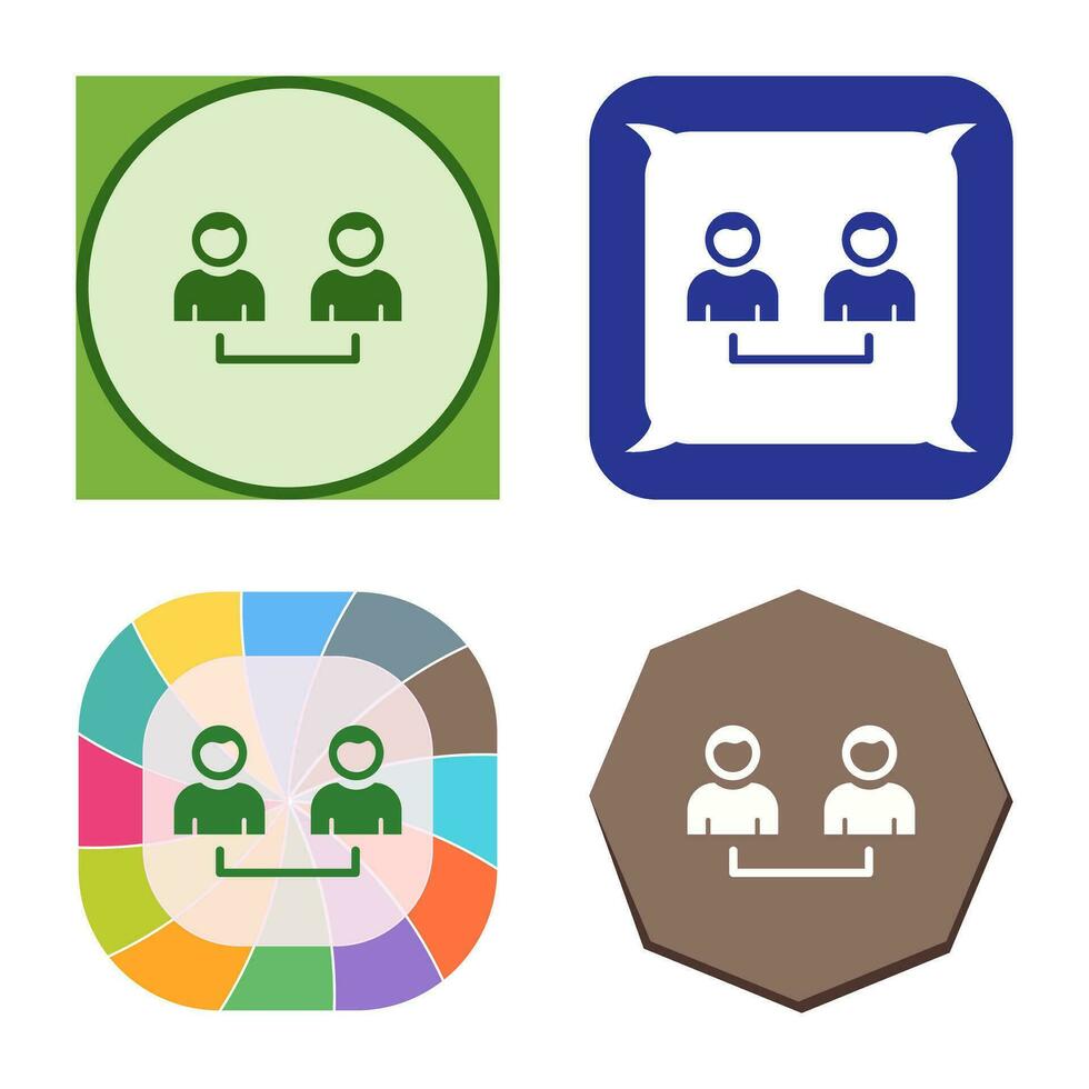 Connected Users Vector Icon