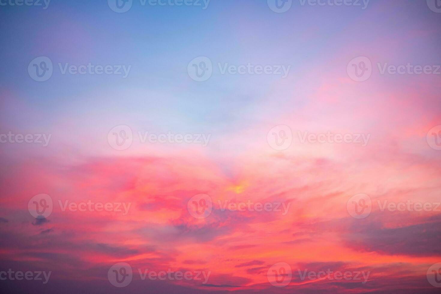 Beautiful luxury soft gradient with orange gold clouds and sunlight on the blue sky perfect for the background, take in everning,morning,Twilight, high definition landscape photo