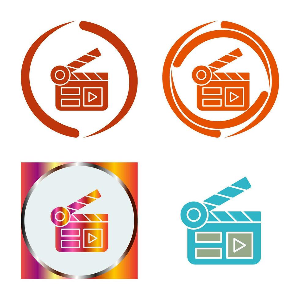 Clapper Board Vector Icon