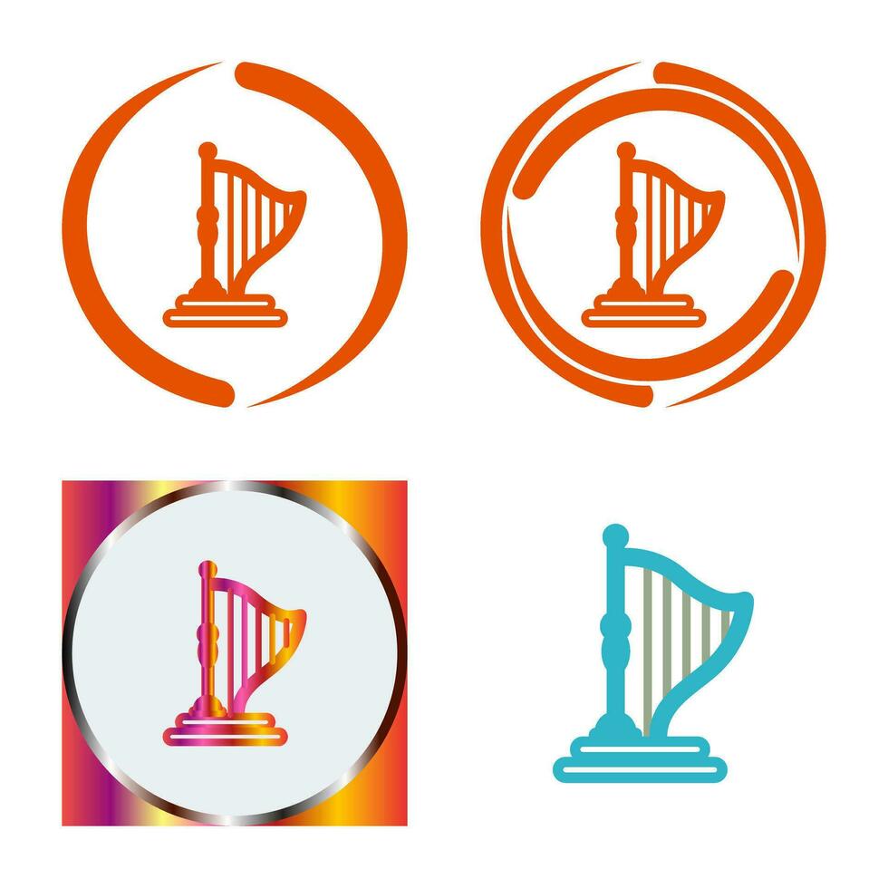 Harp Vector Icon