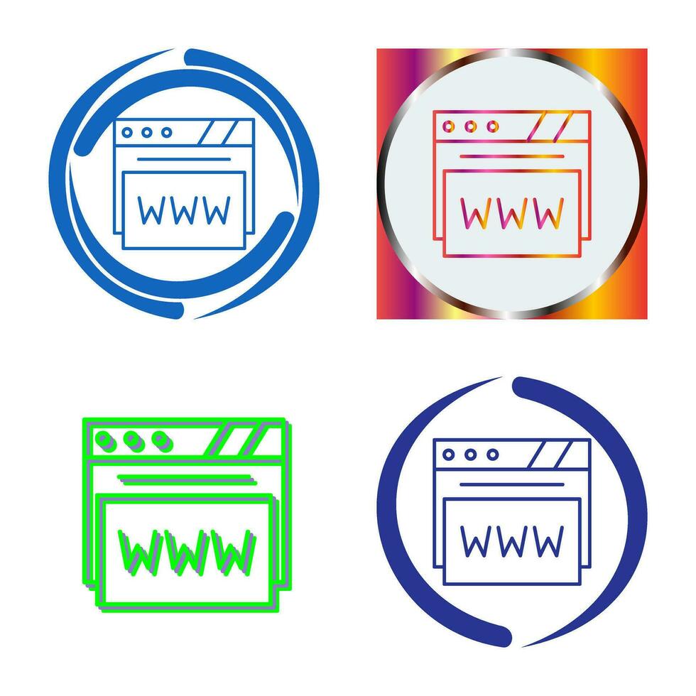 Web Browser Vector Icon