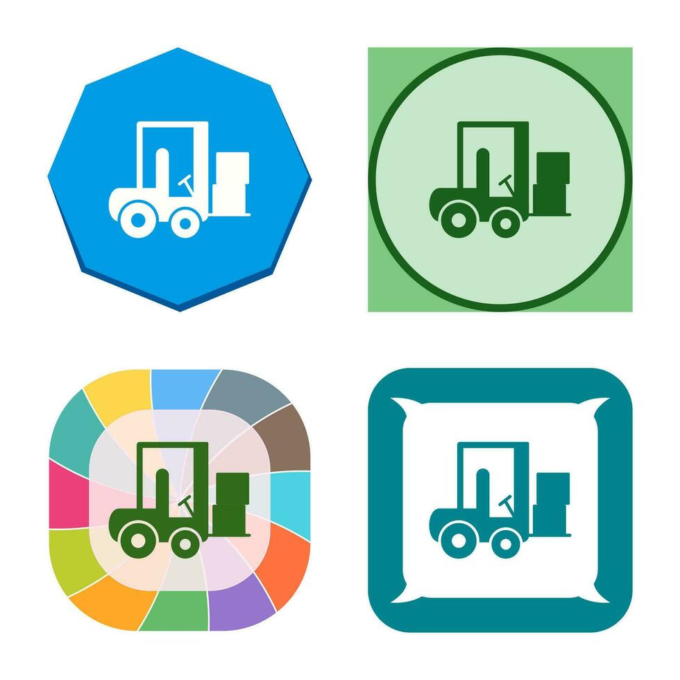 Forklifter Vector Icon