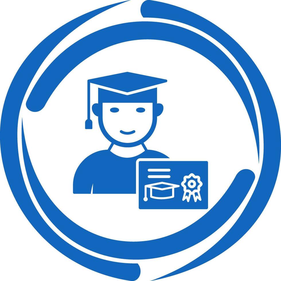 Unique Receiving Degree Vector Icon
