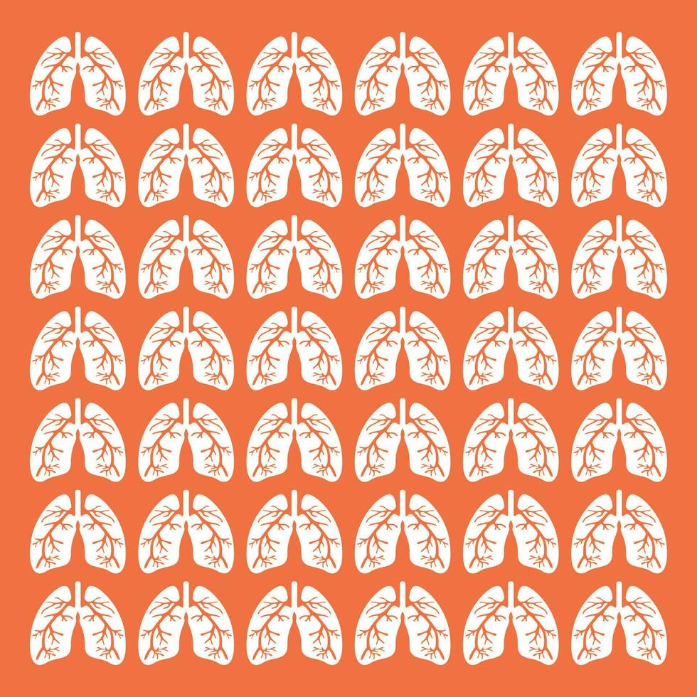 crónico obstructivo pulmonar conciencia mes vector imagen ilustración