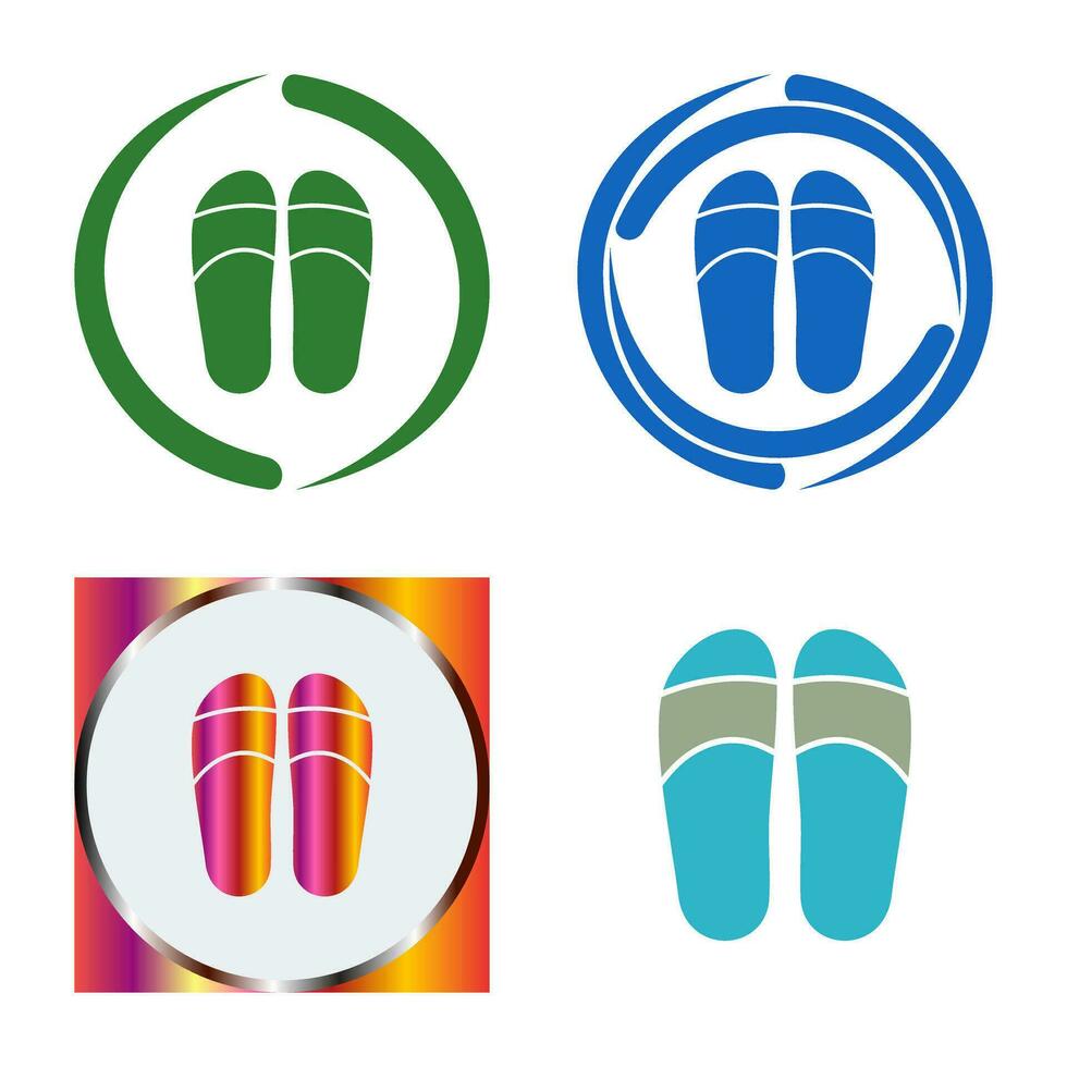 Slippers Vector Icon