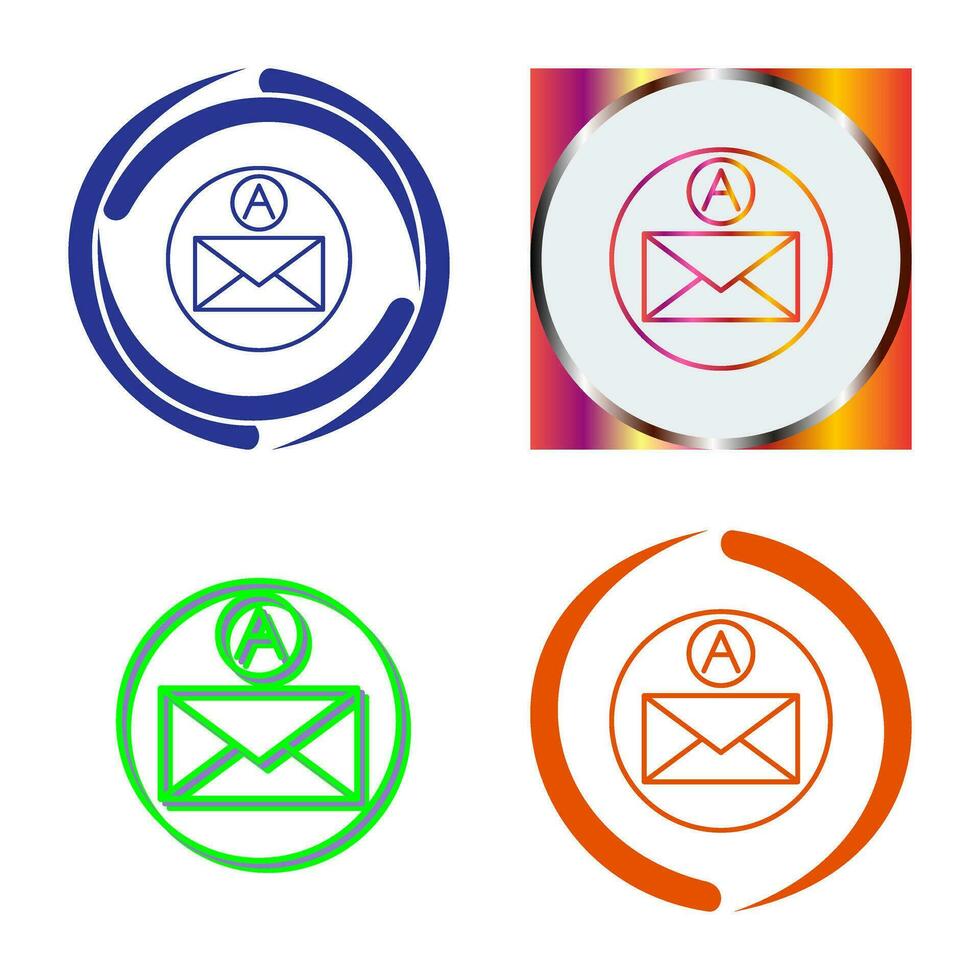 icono de vector de correo electrónico