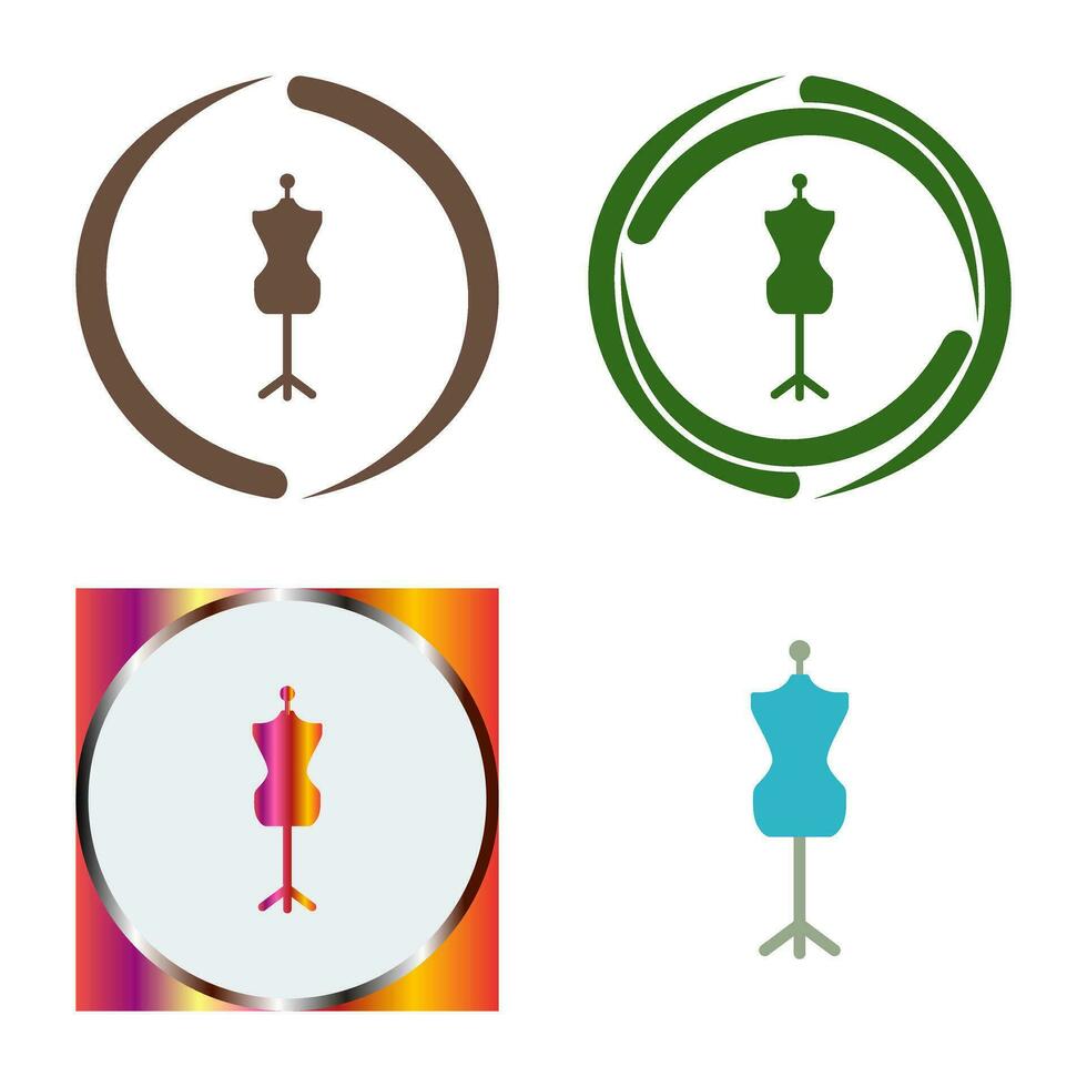 Dress Holder Vector Icon