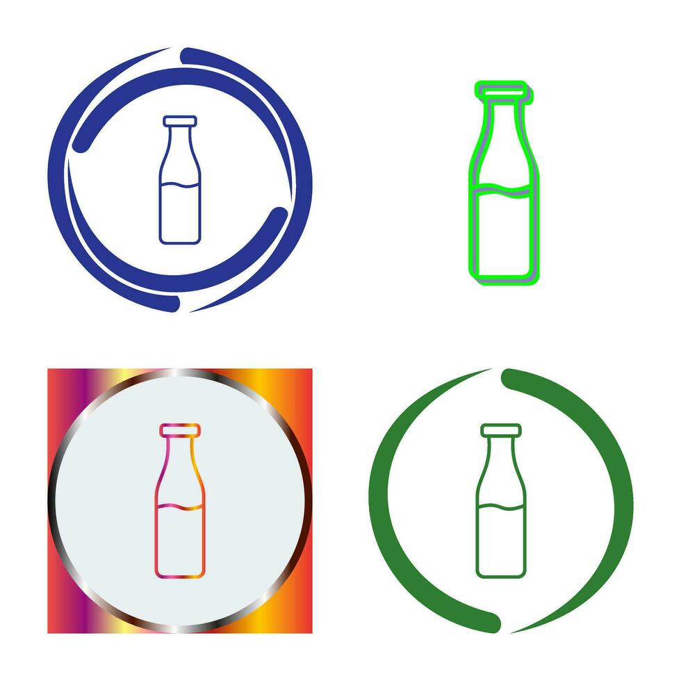 Milk Bottle Vector Icon