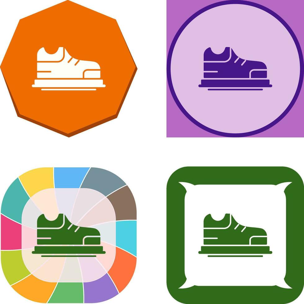 icono de vector de zapatos