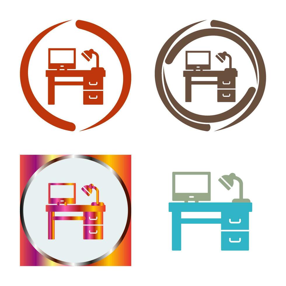 Desk Vector Icon